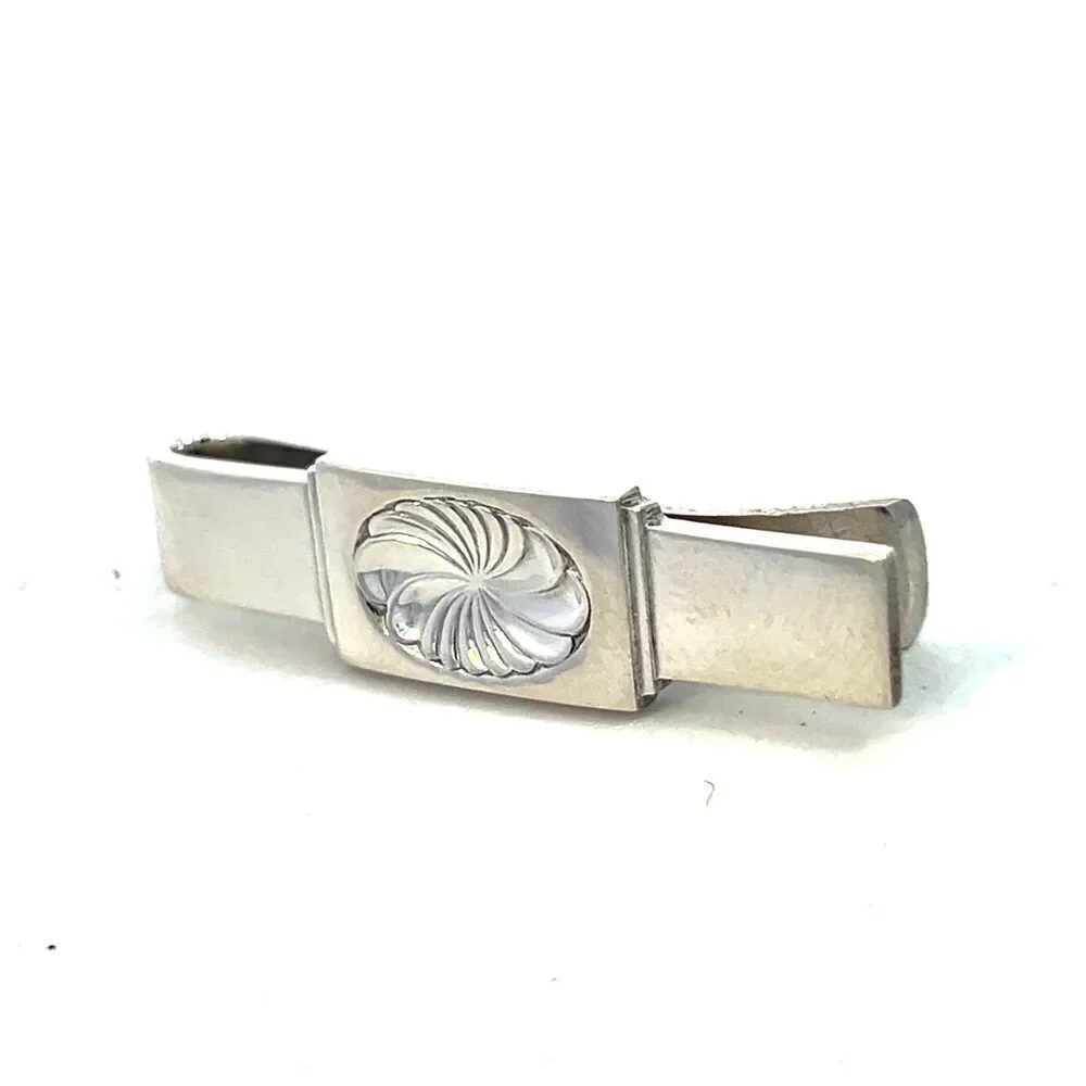 Georg Jensen Estate Money Clip Tie Clip Silver GJ36